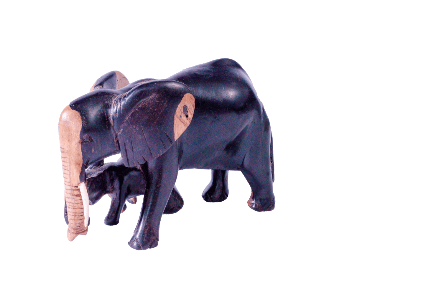 wooden rhinoceros figurine 24