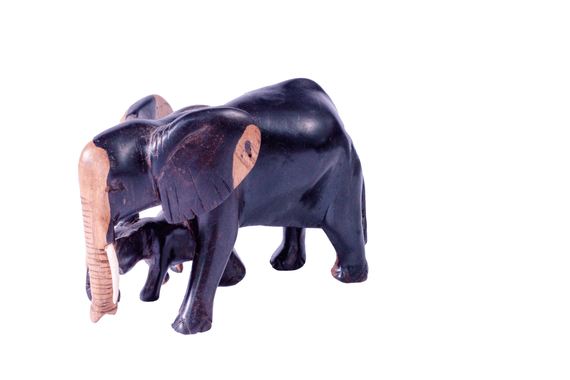 wooden rhinoceros figurine 24